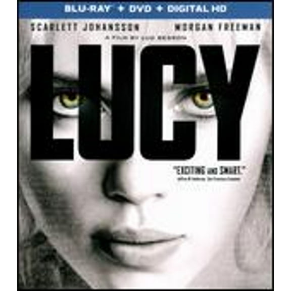 Pre-Owned Lucy Blu-ray/DVD Action & Adventure with Scarlett Johansson, Morgan Freeman by Universal Pictures