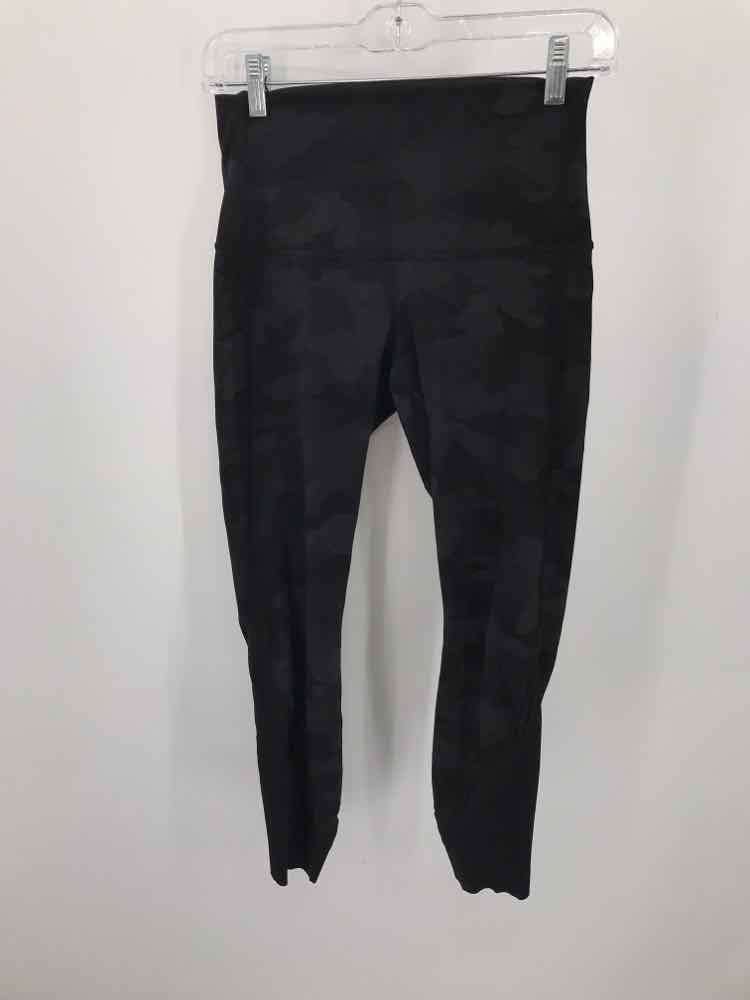 Pre-Owned Lululemon Black Size Camo Legging Singapore Ubuy