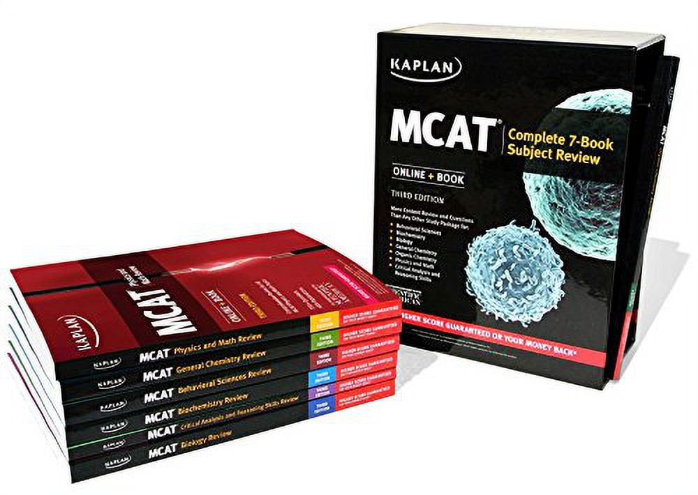 Mcat complete 7-book outlet subject review 2023-2024+online+ practice tests