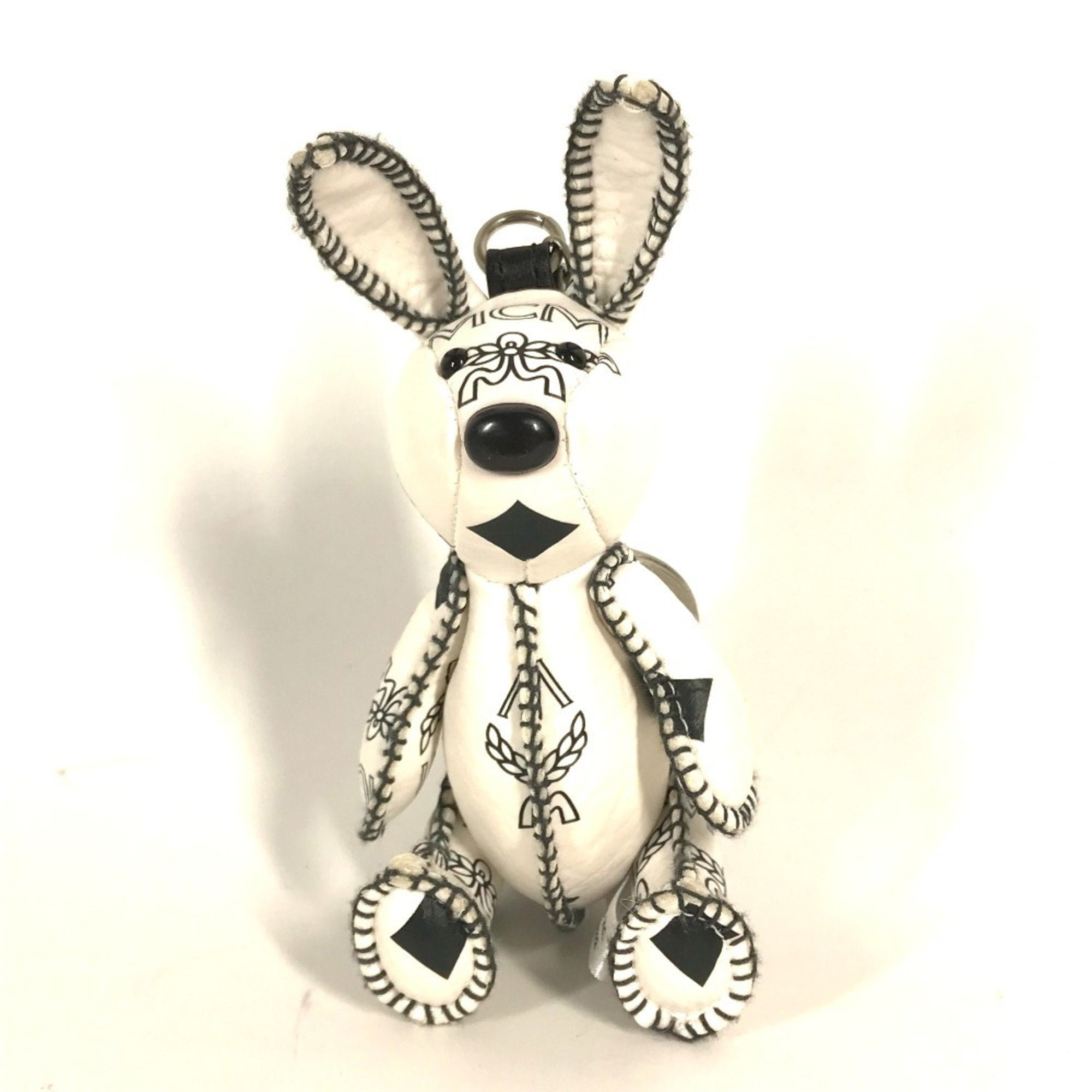 Mcm rabbit keychain outlet