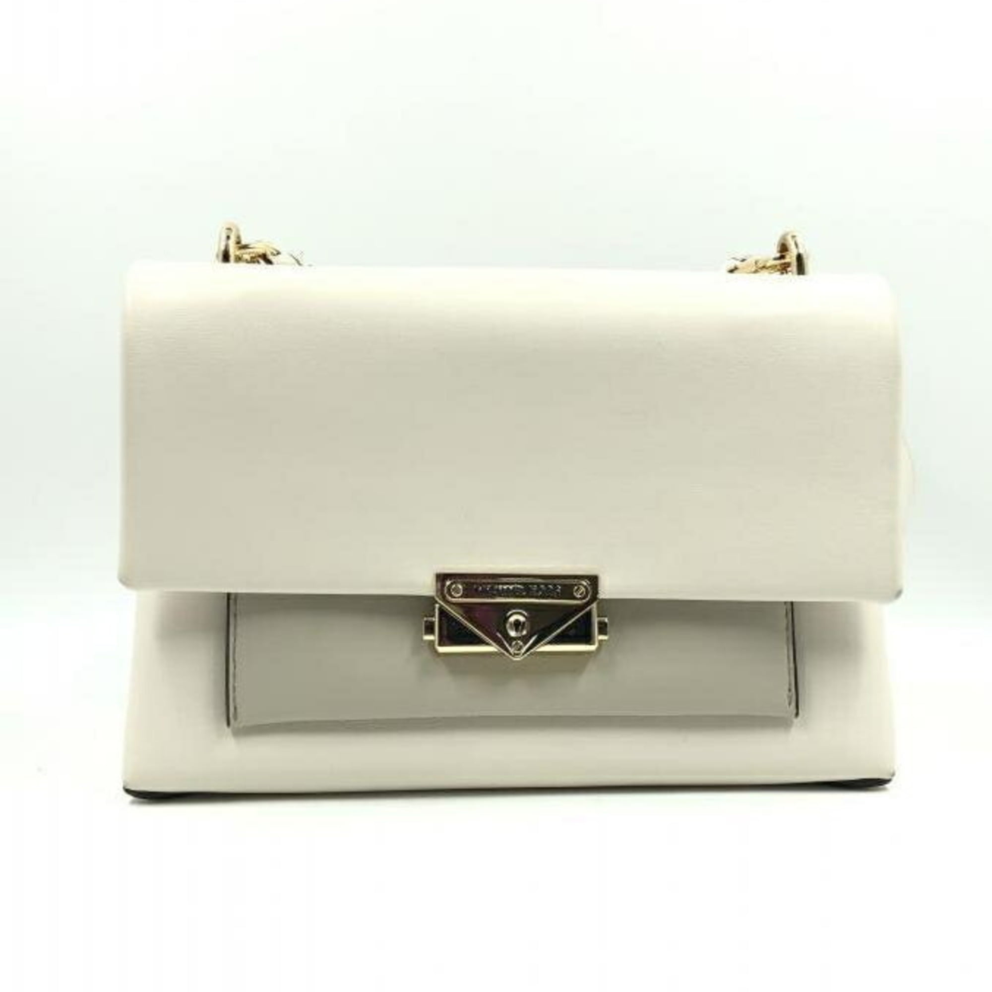 Pre-Owned MICHAEL KORS Cece Leather Ivory Shoulder Bag 30S0G0EL8Y 