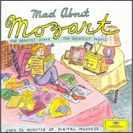Pre-Owned Mad About Mozart (CD 0028943915021) by Arleen Augv©r (soprano), Bavarian Radio Symphony Orchestra, Eduard Brunner (clarinet), Hagen Quartett;...
