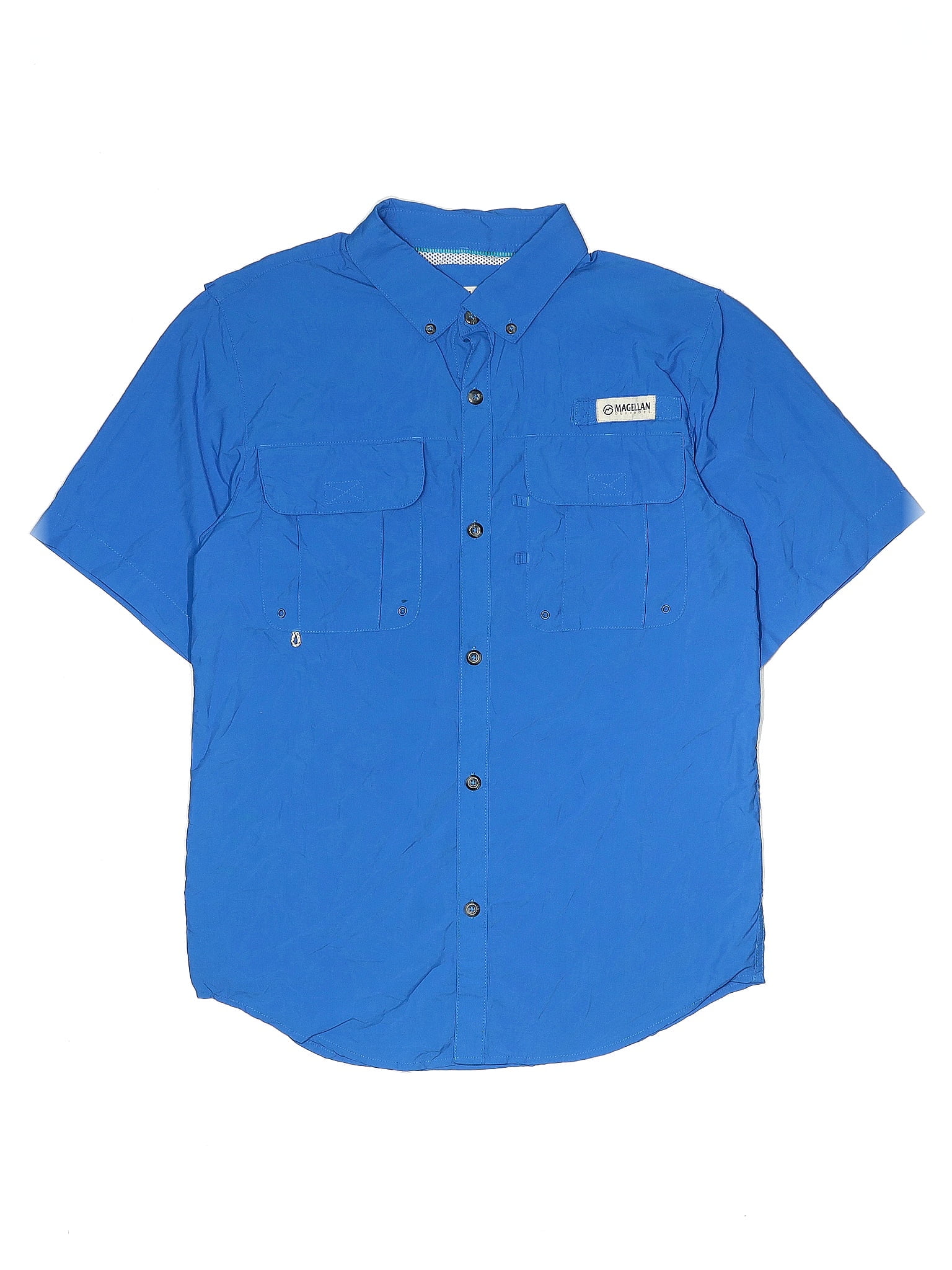 PreOwned Magellan Outdoors Boy's Size XL Kids Short Sleeve ButtonDown