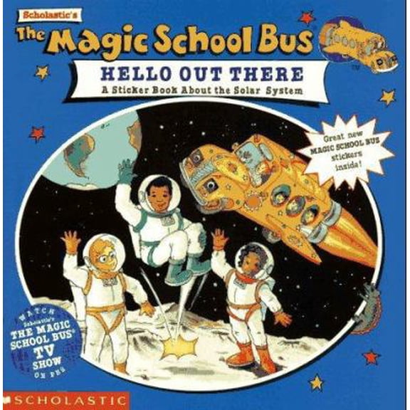 Pre-Owned Magic School Bus Hello Out There: A Sticker Book About The Solar System by Nancy E. Krulik Paperback, Children's Books, English