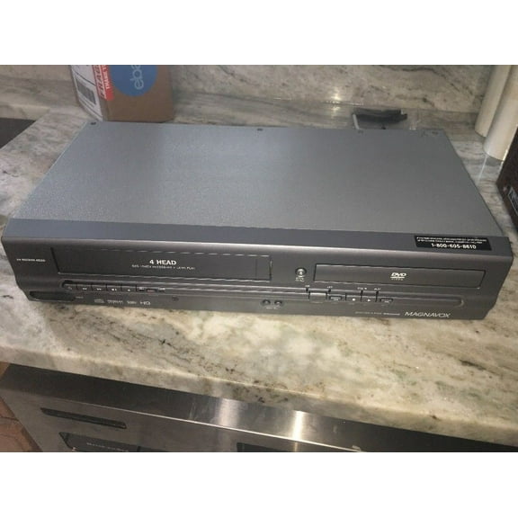 Pre-Owned Magnavox MWD2205 DVD VCR Combo Player - w/ Original Remote, Manual, A/V Cords, & HDMI converter
