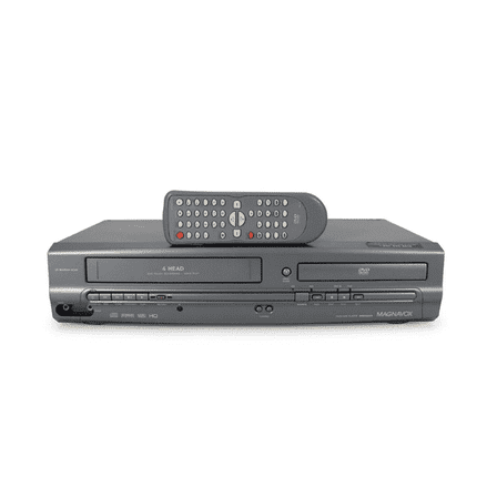 Pre-Owned Magnavox MWD2205 DVD VCR Combo Player - w/ Original Remote, Manual, A/V Cords, & HDMI converter
