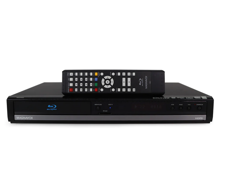 Pre-Owned Magnavox NB500MGX 1080p Upconversion Progressive Scan Blu-ray DVD Player - w/ Original Remote, Manual, and A/V Cables - Good - image 1 of 4