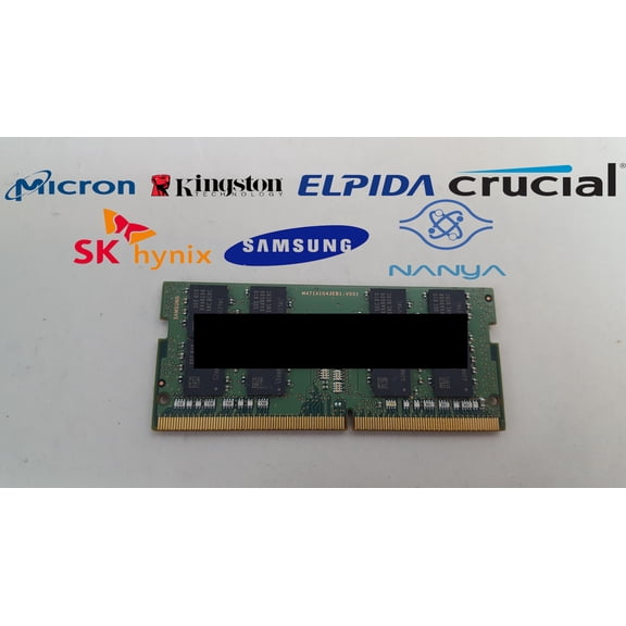 Pre-Owned Major Brand 16 GB DDR4-2400T PC4-19200S 2Rx8 1.2V SO-DIMM Laptop RAM (Good)