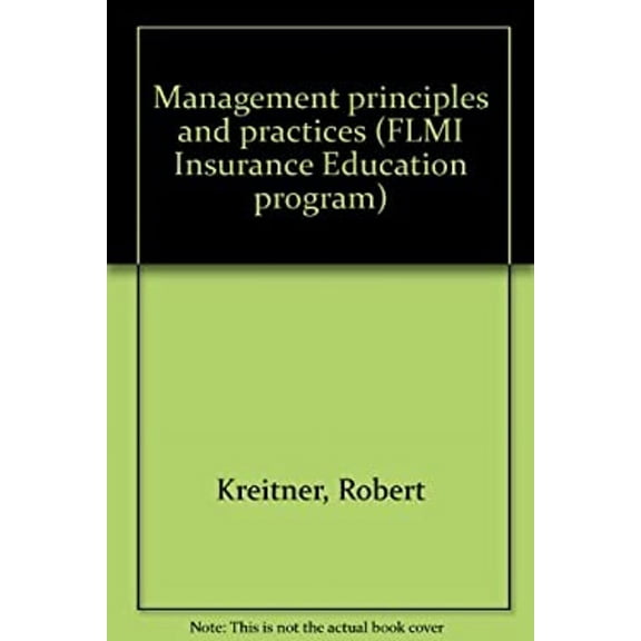Pre-Owned Management principles and practices (FLMI Insurance Education program) (Paperback) 9780395843741