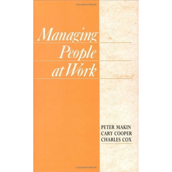 Pre-Owned Managing People at Work 9780899305059