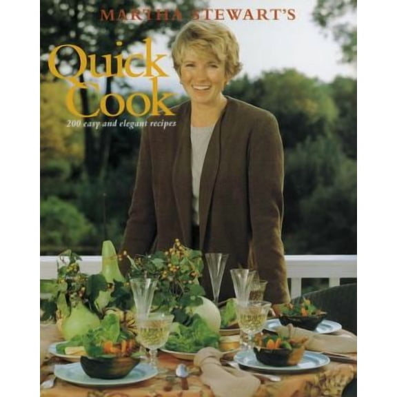 Pre-Owned Martha Stewart's Quick Cook (Paperback) by Martha Stewart, Michael Geiger
