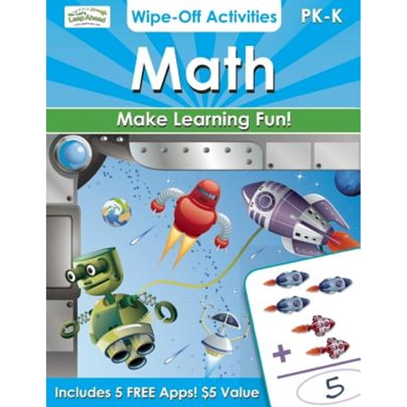 Pre-Owned Math Wipe-Off Activities, PreK-K: Endless Hours of Learning Fun! (Paperback) 1613510926 9781613510926