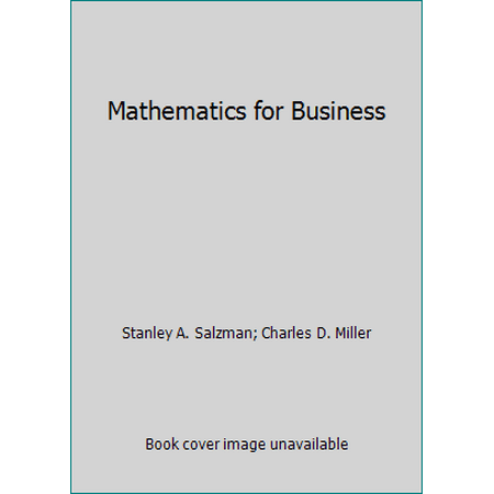 Mathematics for Business [Hardcover - Used]