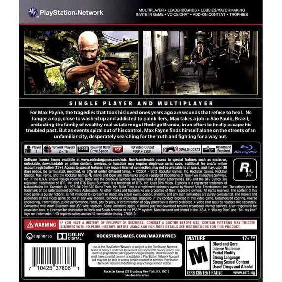 Pre-Owned Take Two Max Payne 3
