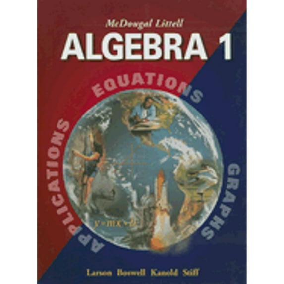 Pre-Owned McDougal Littell Algebra 1: Student Edition (C) 2004 2004 (Hardcover 9780618250189) by McDougal Littel (Prepared for publication by)