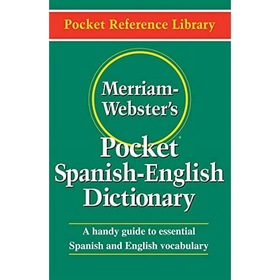 Pre-Owned Merriam Webster's Pocket Spanish-English Dictionary by Edited by Merriam-Webster (Pocket Reference Library) Paperback, English