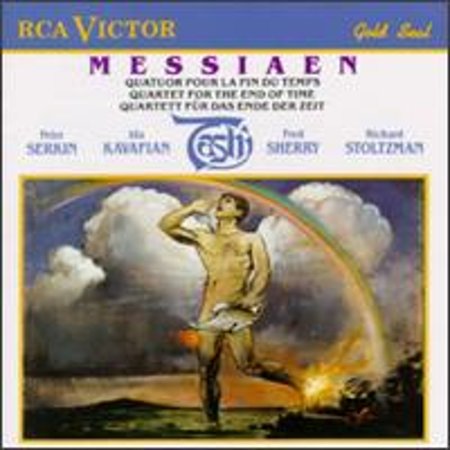 Pre-Owned Messiaen: Quatuor pour la Fin du Temps (CD 0078635783520) by Fred Sherry (cello), Ida Kavafian (violin), Peter Serkin (piano), Richard Stoltzman (clarinet), Tashi