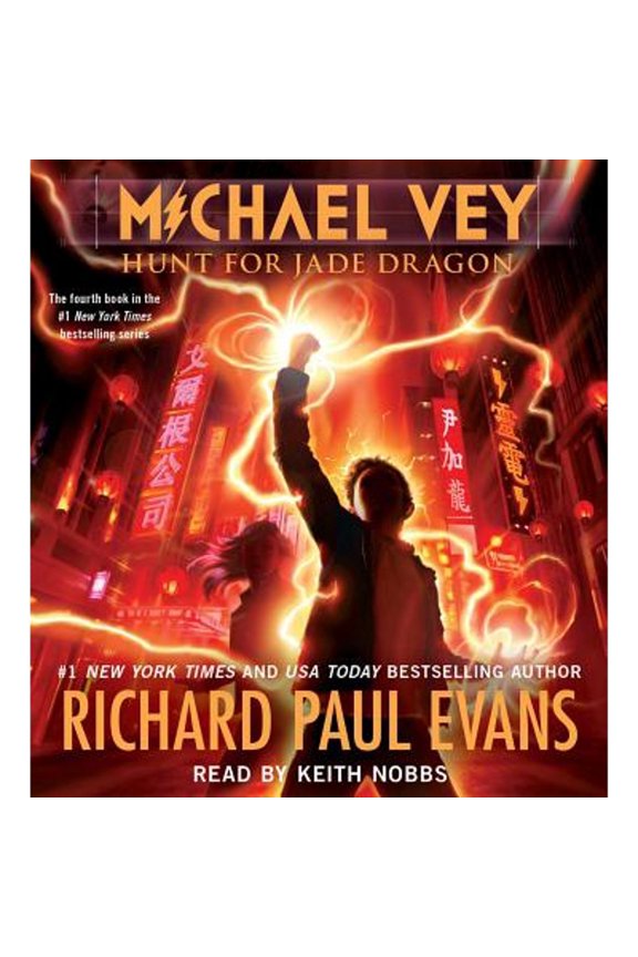 Pre-Owned Michael Vey 4: Hunt for Jade Dragon (Audiobook) by Richard Paul Evans, Keith Nobbs