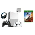 thumbnail image 1 of Pre-Owned Restored Microsoft 234-00051 Xbox One S White 1TB Gaming Console with 2 Controller Included with Forza Horizon 4 BOLT AXTION Bundle, 1 of 7