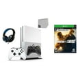 thumbnail image 1 of Pre-Owned Microsoft 234-00051 Xbox One S White 1TB Gaming Console with 2 Controller Included with Tom Clancy's Rainbow Six Siege BOLT AXTION ( ), 1 of 7