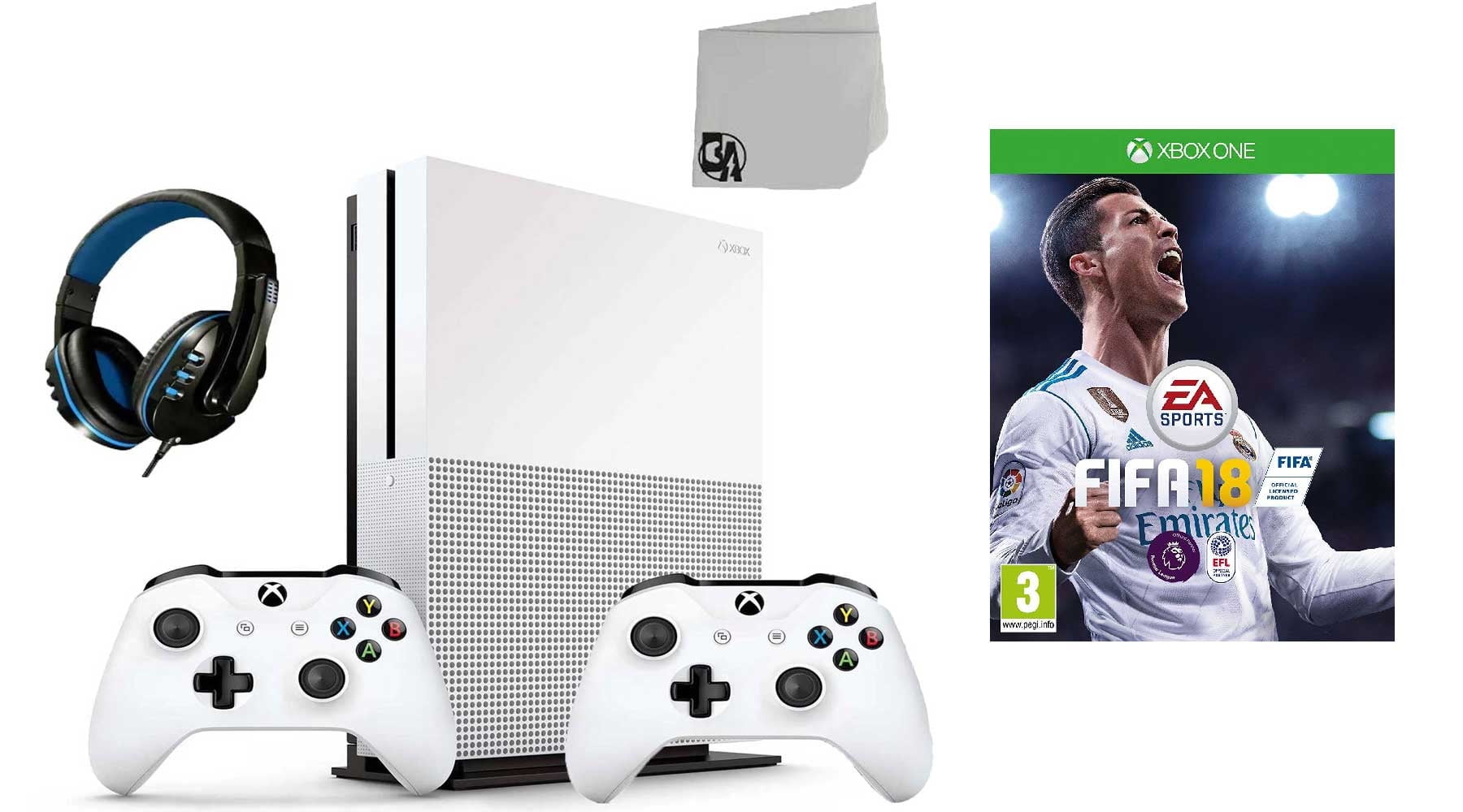 Pre-Owned Microsoft 234-00051 Xbox One S White 1TB Gaming Console