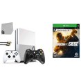 thumbnail image 1 of Pre-Owned Microsoft 234-00051 Xbox One S White 1TB Gaming Console with 2 Controller Included with Tom Clancy's Rainbow Six Siege BOLT AXTION Bundle, 1 of 7