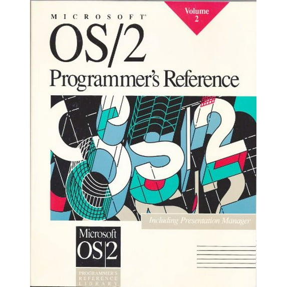 Pre-Owned Microsoft OS/2 Programmer's Reference: v. 2 Paperback