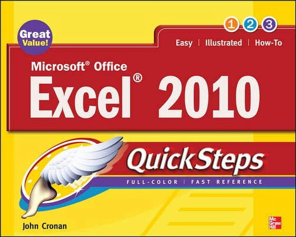 pre-owned-microsoft-office-excel-2010-quicksteps-paperback-walmart