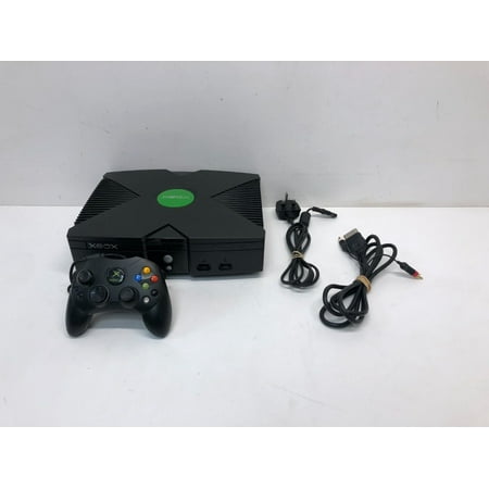 Microsoft Original Xbox Console with Controller, Power Supply, and AV Cable,Black