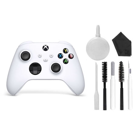 Restored Microsoft QAU-00001 Controller for Xbox Series X, Xbox Series S, and Xbox One, Robot White (Refurbished)
