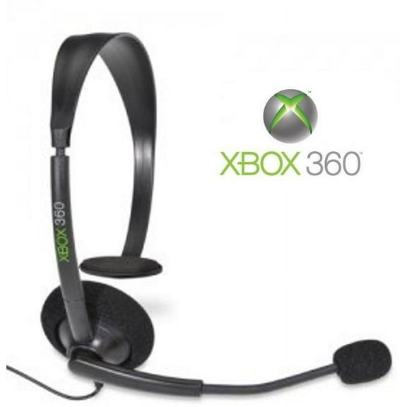 Pre-Owned Microsoft Xbox 360 P5F-00001 Headset - In-Line Volume Control, Boom Microphone