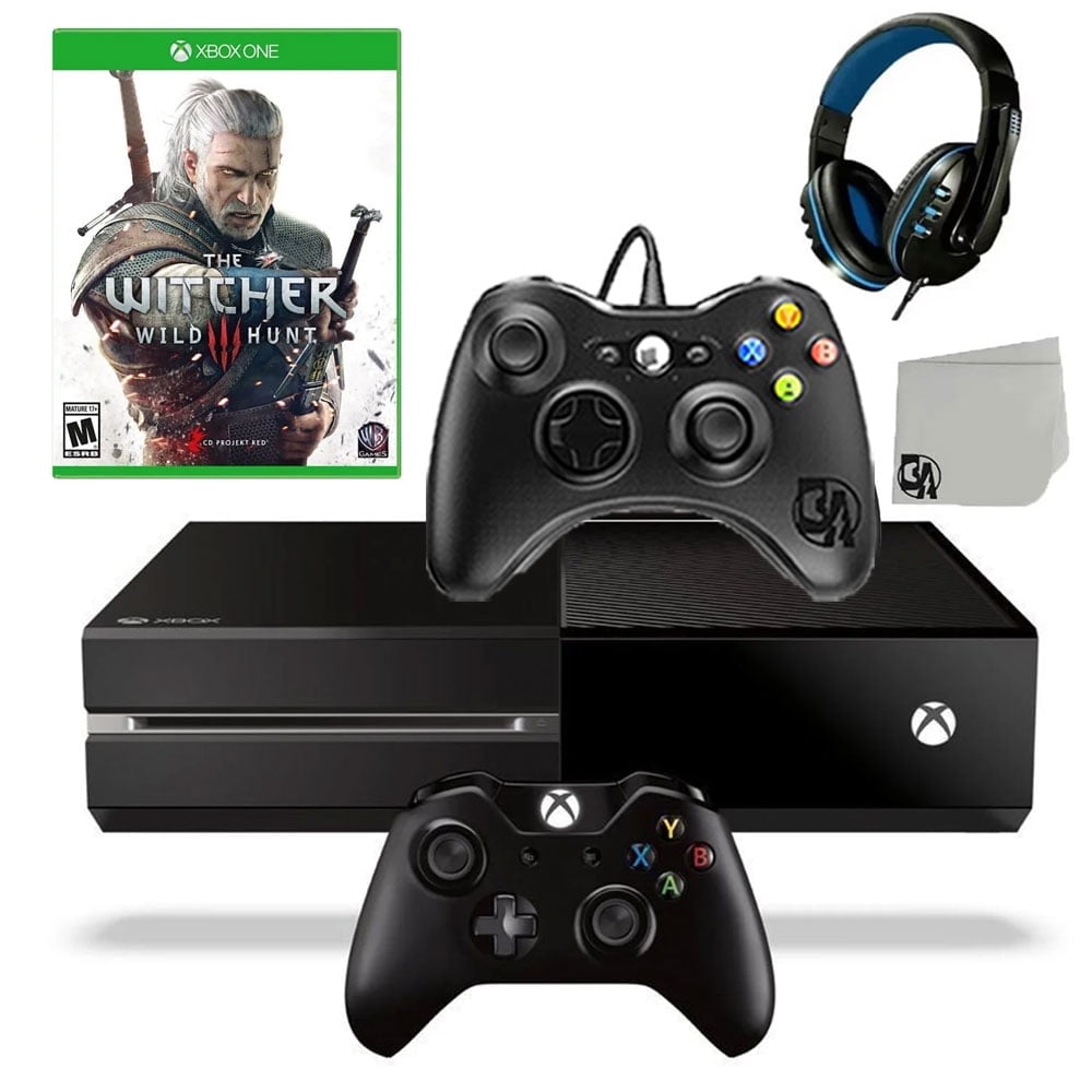 Microsoft Xbox One Black 500 GB Console selling 3 Game With two controller