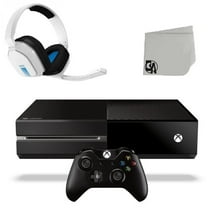 Pre-Owned Microsoft Xbox One Original 500GB Gaming Console Black With Astro A10 Headset Gaming BOLT AXTION Bundle White Blue