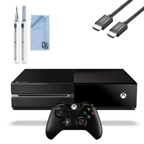 Pre-Owned Microsoft Xbox One Original 500GB Gaming Console Black with HDMI Cable Cleaning Kit ( )