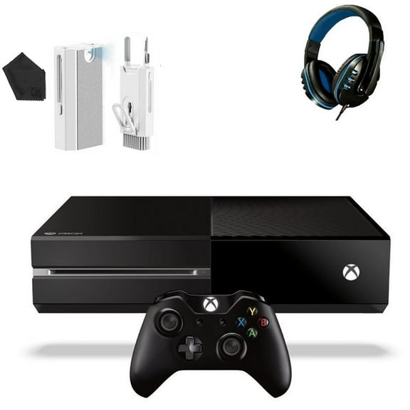 Pre-Owned Microsoft Xbox One Original 500GB Gaming Console Black with Headset Cleaning Kit ( )