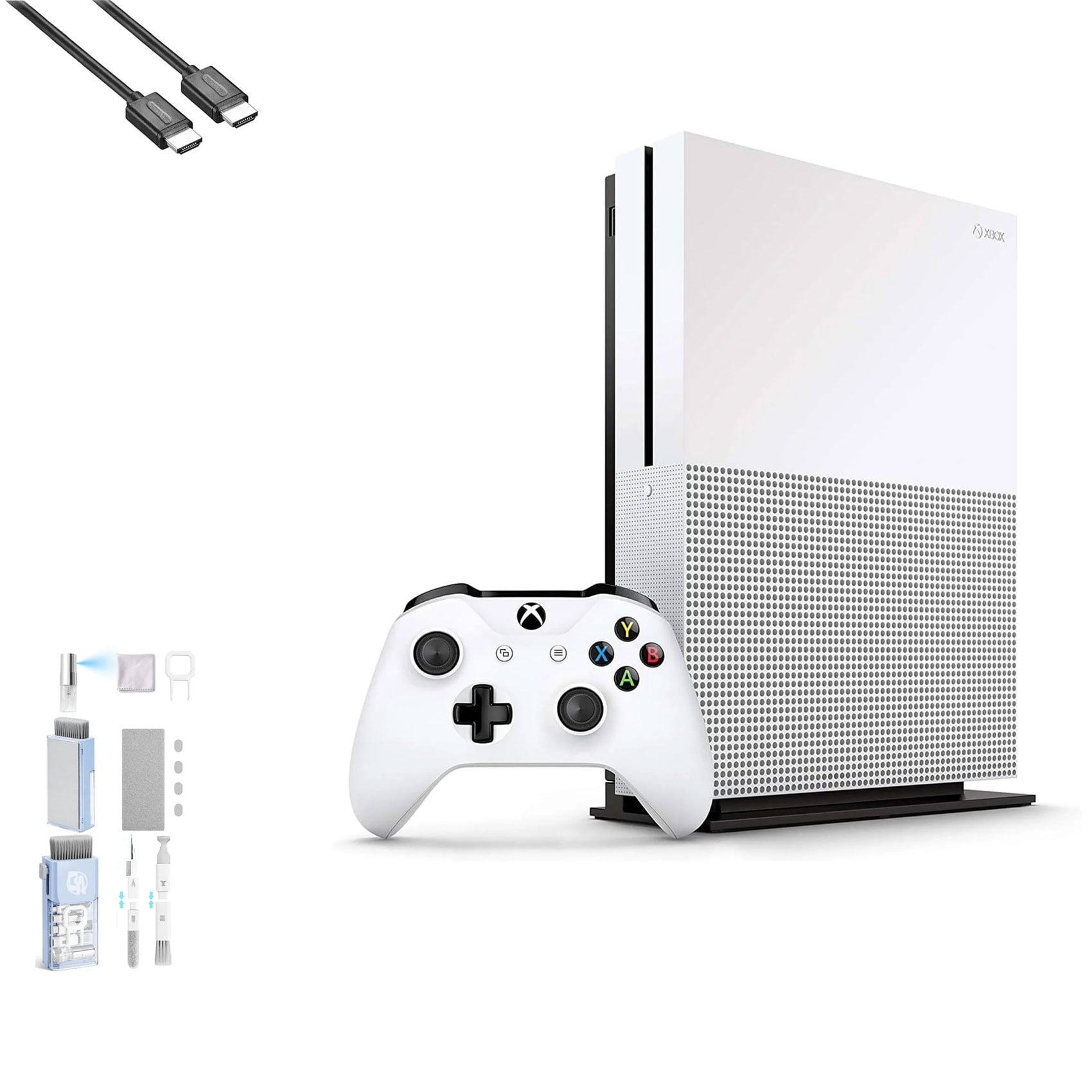 Pre-Owned Microsoft Xbox One S 1TB, 4K Ultra HD White with BOLT
