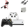 thumbnail image 1 of Pre-Owned Xbox One S, Microsoft 1TB Gaming Console with 2 Controllers, White, 1, 1, 1 of 1