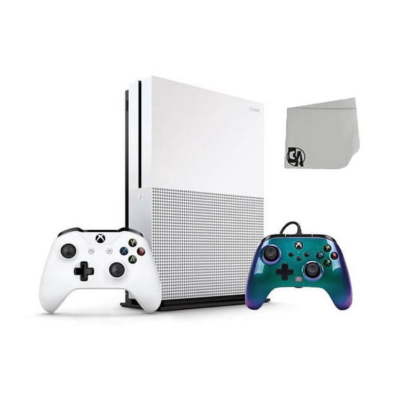 PreOwned Microsoft Xbox One S 500GB Gaming Console White with Aurora