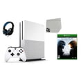 thumbnail image 1 of Pre-Owned Microsoft Xbox One S 500GB Gaming Console White with Halo 5- Guardians BOLT AXTION Bundle ( ), 1 of 2
