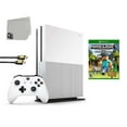 thumbnail image 1 of Pre-Owned Restored Microsoft Xbox One S 500GB Gaming Console White with Minecraft BOLT AXTION Bundle, 1 of 2
