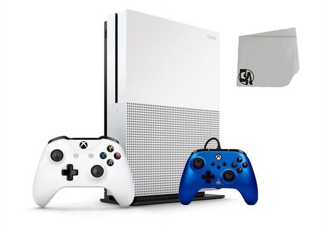 Pre-Owned Microsoft Xbox One S 500GB Gaming Console White with Sapphire Fade Controller Included BOLT AXTION ( )