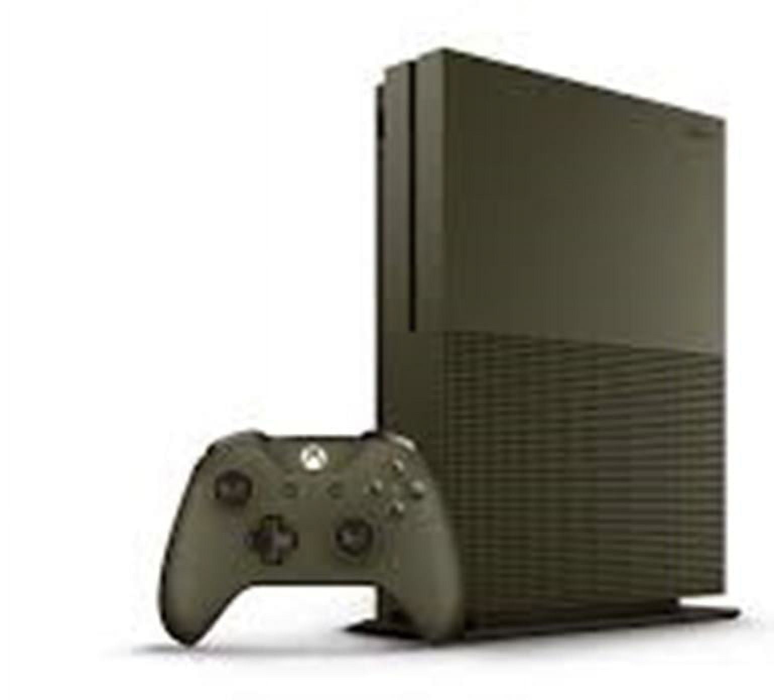 Restored Microsoft Xbox One S Battlefield Green Edition (1TB) + Free Controller (Refurbished)