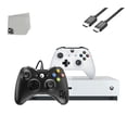 thumbnail image 1 of Pre-Owned Microsoft Xbox One S White 500GB Gaming Console + 2 Controller BOLT AXTION Bundle ( ), 1 of 5
