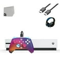 thumbnail image 1 of Pre-Owned Microsoft Xbox One S White 500GB Gaming Console + Headset BOLT AXTION ( ), 1 of 5