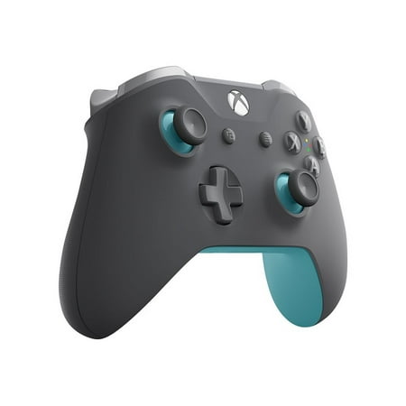 Pre-Owned Microsoft Xbox One, Wireless Controller, Gray & Blue, WL3-00105 (Refurbished: Good)