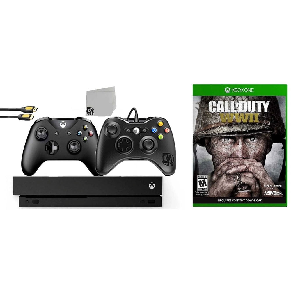Pre-Owned Microsoft Xbox One X 1TB Gaming Console Black with 2 ...
