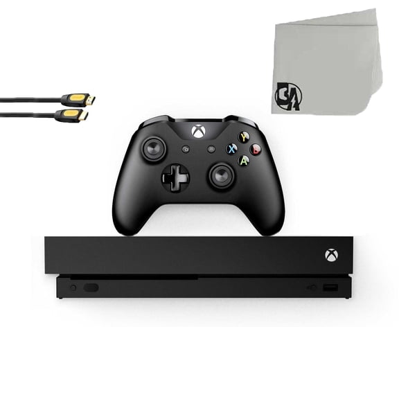 Restored Microsoft Xbox One X 1TB Gaming Console, Black