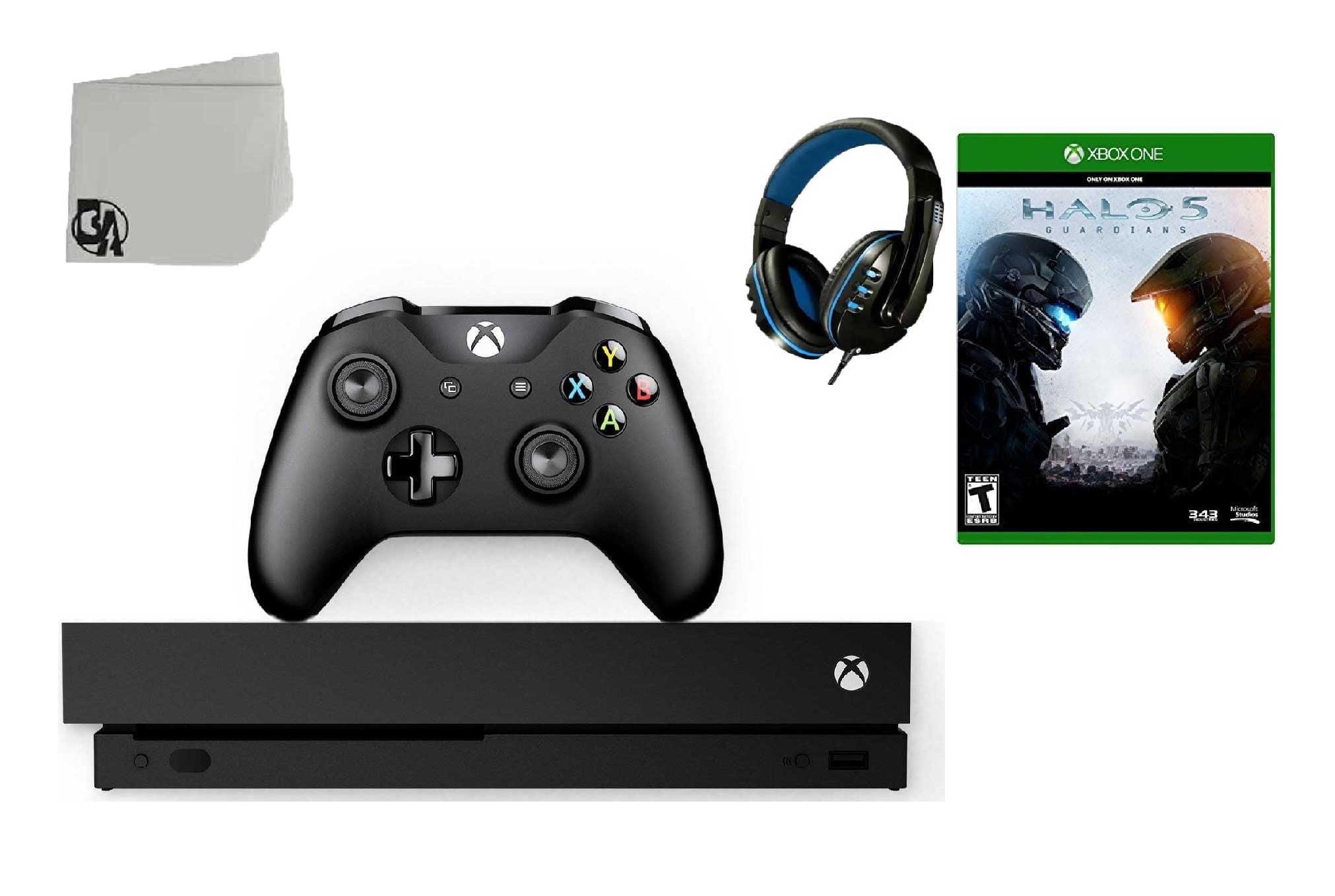 Pre-Owned Microsoft Xbox One X 1TB Gaming Console Black with Halo 