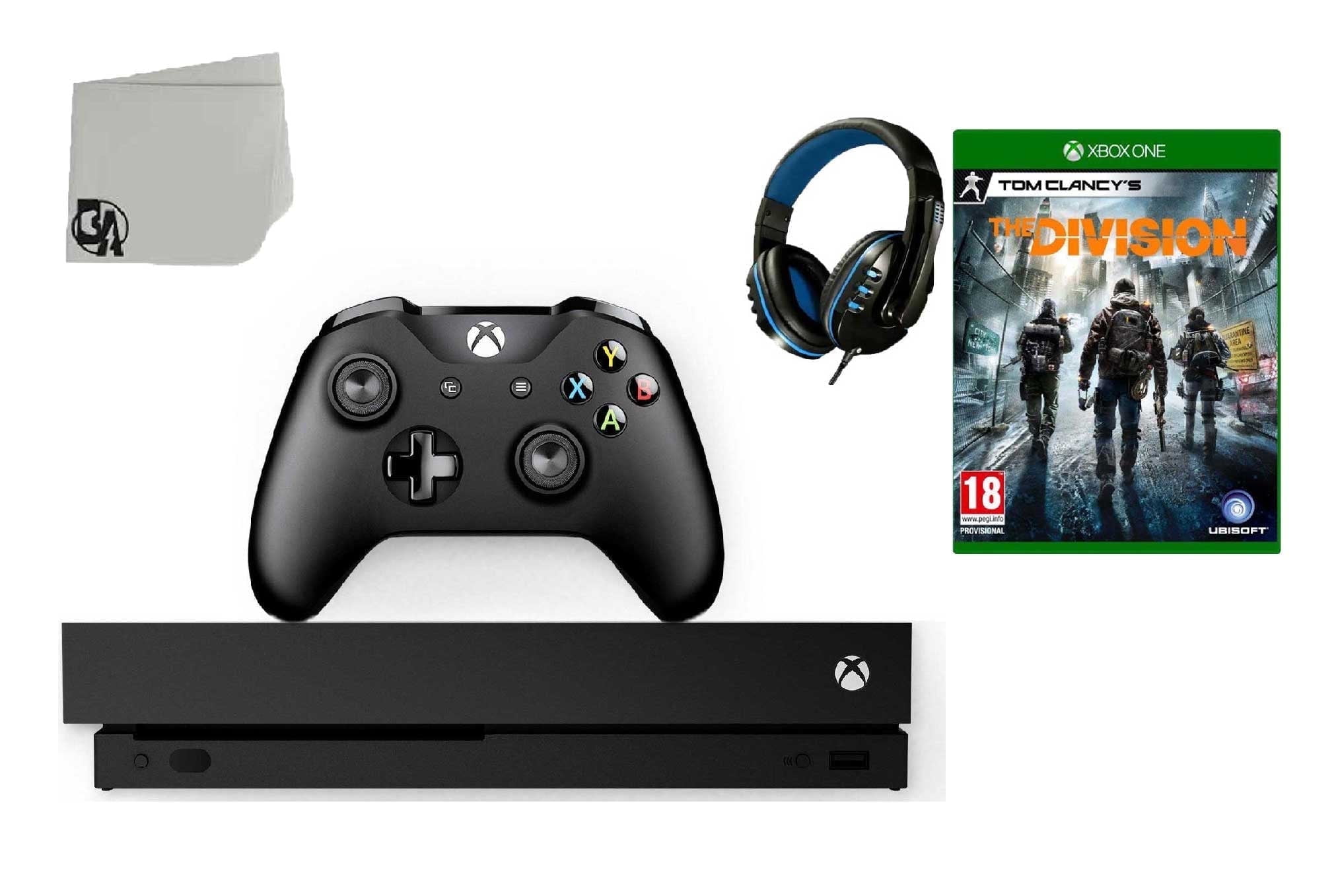Pre-Owned Microsoft Xbox One X 1TB Gaming Console Black with Tom