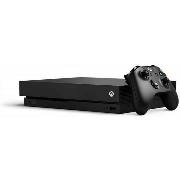Restored Microsoft Xbox One X CYV-00001 1Tb Console With Wireless Controller, Black (Refurbished)